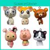 Home Chis Sweet Animal Figures Resin Toy For Keychain Making And Projects Craft