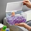 1 ks Nádoba na prací kapsle Velkokapacitní úložný box na prací prostředek Organizér na prací prášek, vonné perličky Odolný proti vlhkosti