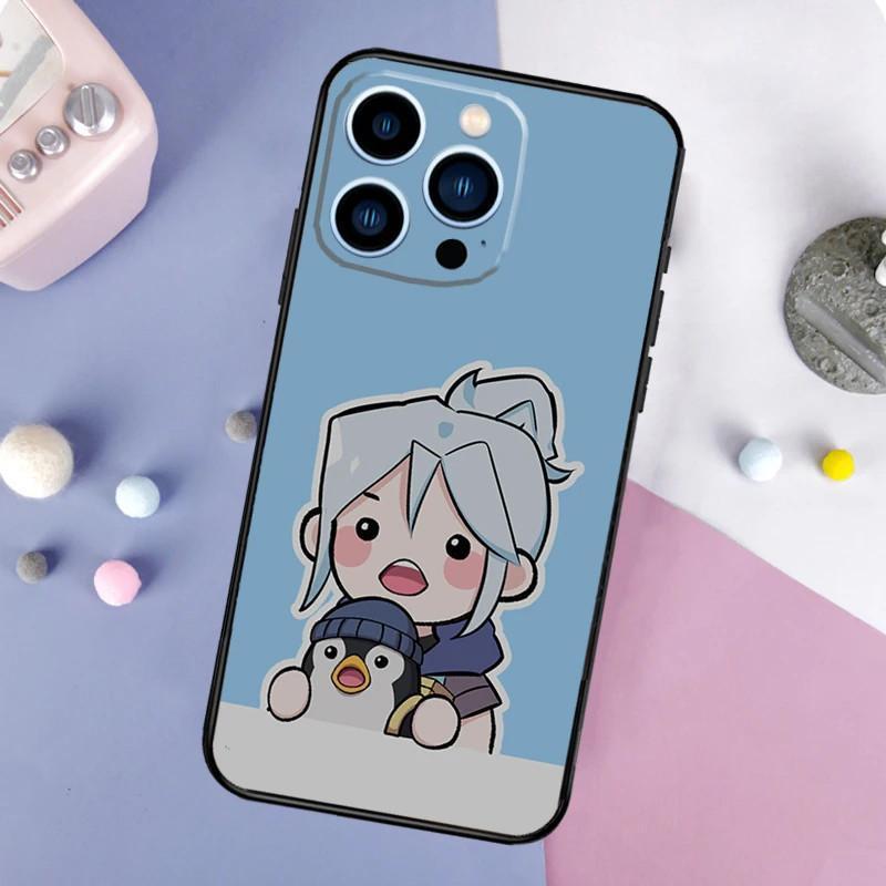 Iphone14 Mobile Phone Case Cute Cartoon Valorant Chibi Mobile Phone Case