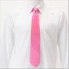 [ao-LABEL] Brand Silk Glossy Tie, 8cm Wide, Available In 30 Colors, Stylish Men's Tie, Business & Party Wear, Solid Color, Light Pink (Cherry Blossom