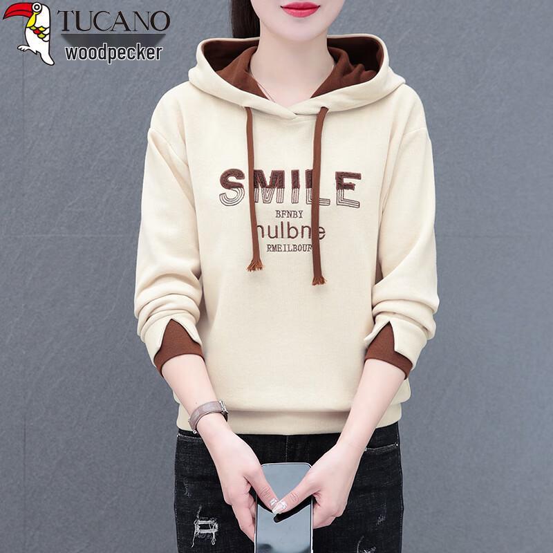 Woodpecker Women's Embroidered Hooded Sweatshirt