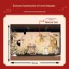 High-End Chinese-Style Engagement Banquet Decoration Set with Themed Background Wall