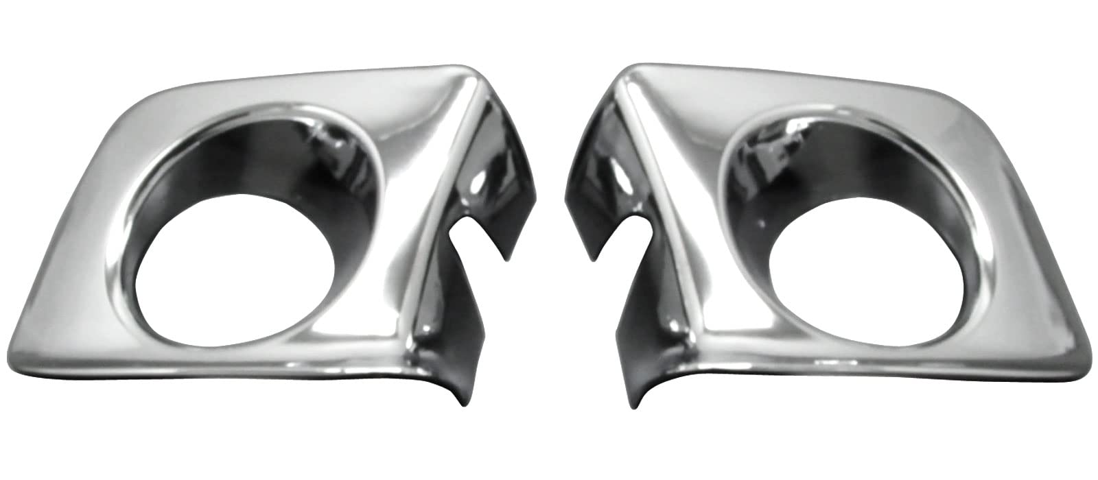 BRIGHTZ Chrome Fog Light Type B for the Crown Hybrid 210 Crown Crown and Royal Saloon Covers, [FOG-COV-107] (Pre-facelift) AWS210, Hybrid, Hybrid,
