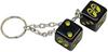 MOONEYES MOON Twin Dice Keyring Moon Twin Dice Keyring Key Ring Key Ring MKR187