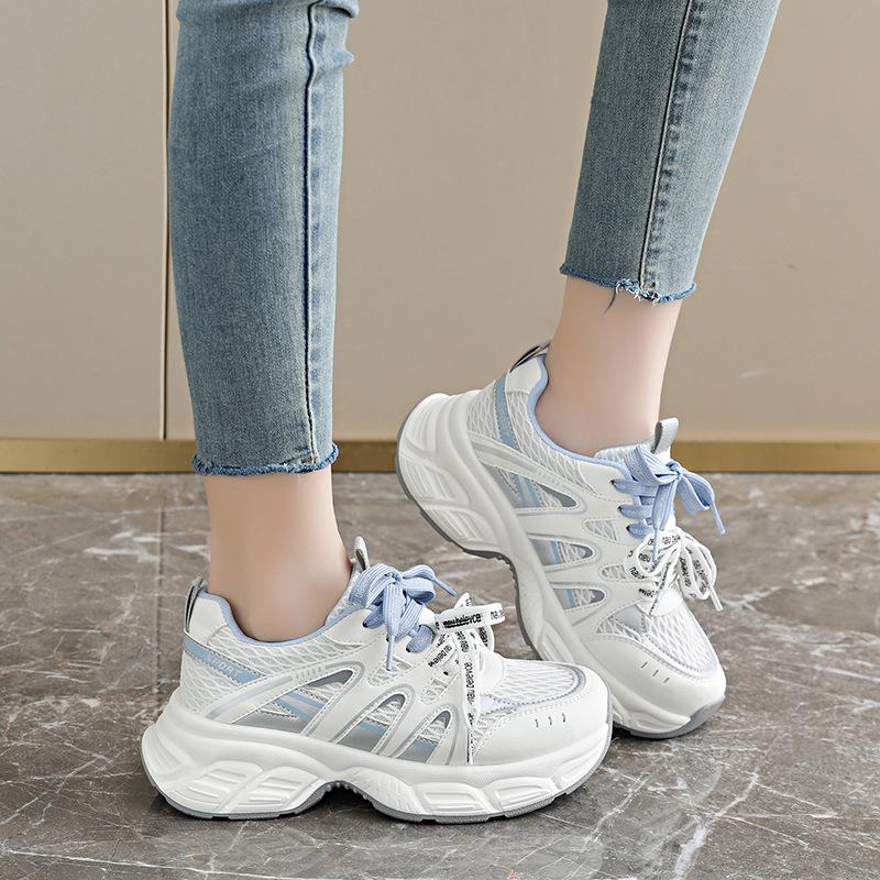 KT platform dad shoes autumn new sports lightweight running shoes mesh breathable casual shoes