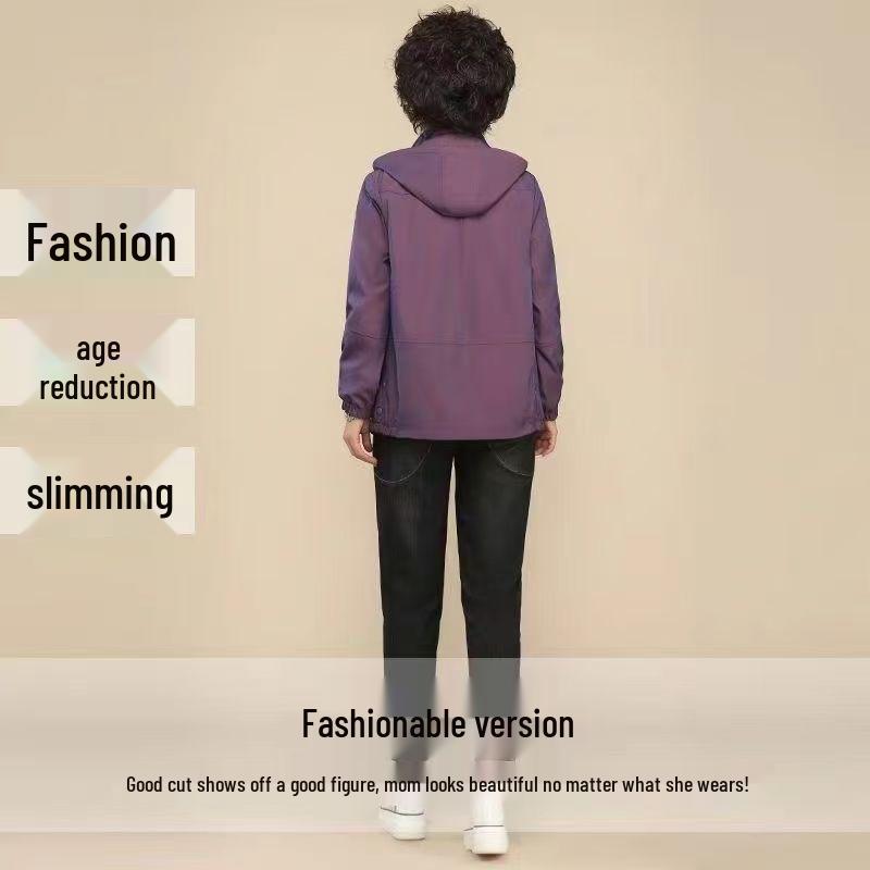 2025 Neue Mode Übergröße Jacke für Mütter und Großmütter - Frühlings- und Herbststil