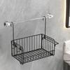 Removable Iron Bathroom Hanging Basket Bathroom Storage Rack Wall Mounted Toilet Storage Basket Toiletries Storage Basket