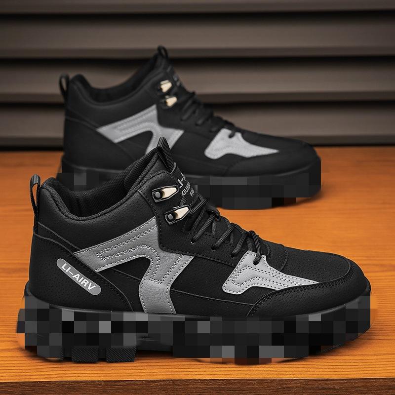 

Spring high-top casual summer teen medium-top heightening boots Martin boots men s new models 44
