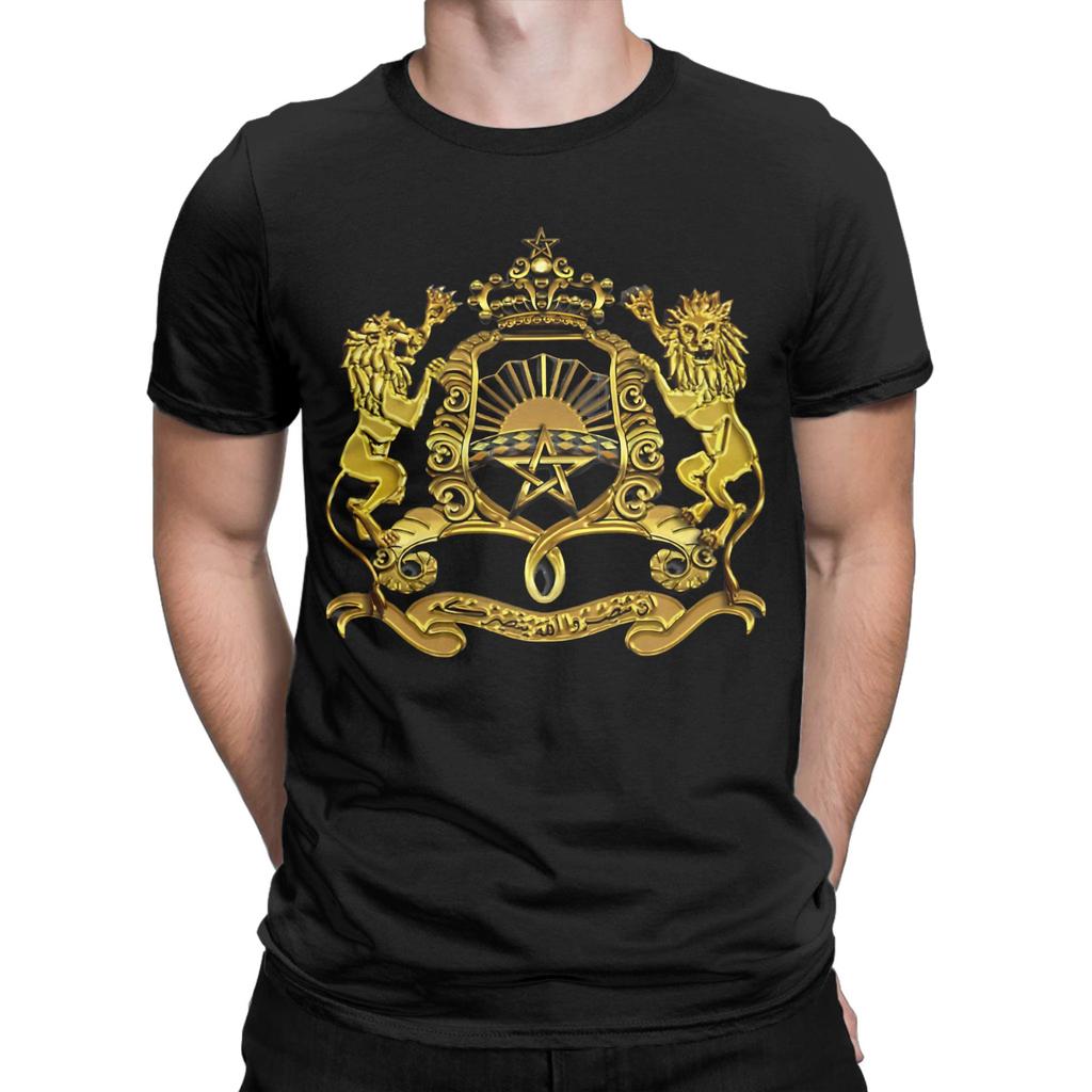 Streetwear TShirt Summer Kingdom Of Morocco  Novelty TShirts  Cotton Tshirt for Men Y2K Casual Print Short Sleeve Tees