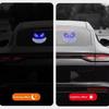 1Pcs Creative Car Back Window Devil's Eye LED Decorative Eye Light Expression Light Rear Window  Truck Car Warning Light