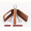 PU Leather Double-Layer Key Case Secure Waist Hanging Car Key Storage - Stylish Mini Bag for Interior Accessories