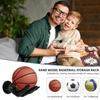 2piece Black Hand Sculpture Basketball Football Wall Holder Space Saving Storage Rack Ball Storage