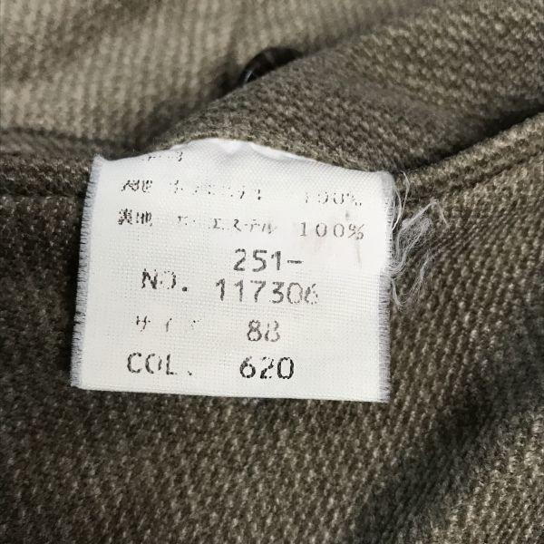 HONMA GOLF Golf Pants Slacks Men W88 Inseam 67 Brown Classic Trousers(USED)