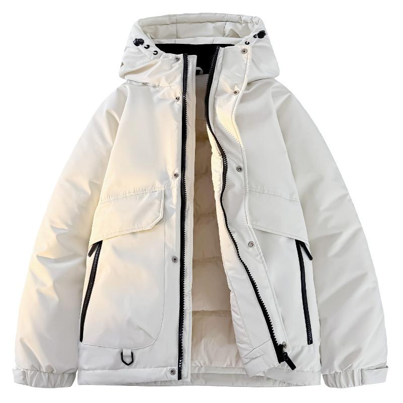 % Daunen neue nationale Standard weiße Entendaunenjacke Herren und Damen Winter locker Pie überwinden verdickte Kapuzenjacke Herren