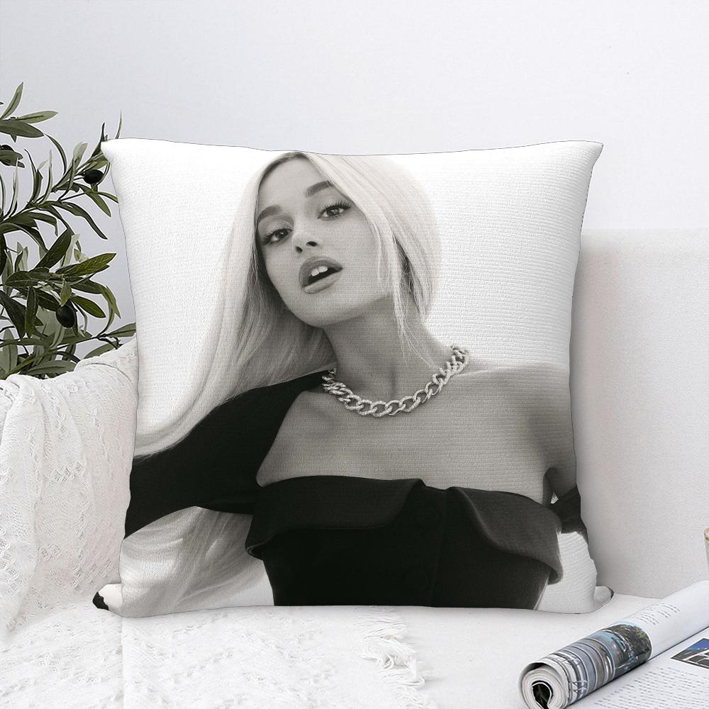 A-Ариана Гранде Наволочка Плюшевая Ткань Мягкая Наволочка Двусторонняя Печать Наволочка для Дивана Подушка-Подушка 16x16Inch