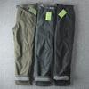 Men's Plus Velvet Multi-Pocket Straight Overalls - Loose Casual Combat Quick-Dry Trousers for Autumn and Winter