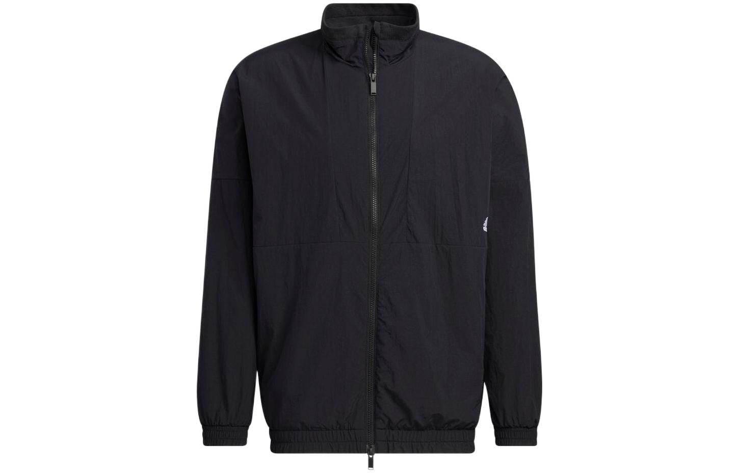 Adidas Jackets Unisex Black Stand Collar Moderate Other HM2691 M