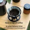 Outdoor Camping Kaffeebrühset, tragbare Silikonfilterbecher-Kombination