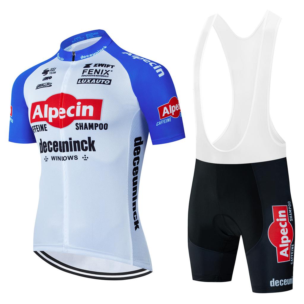 Tour De France Team Cycling Jersey Men's Short Sleeve Summer Shirt Breathable Quick Dry Outdoor Sportswear Mountain Clothing Set