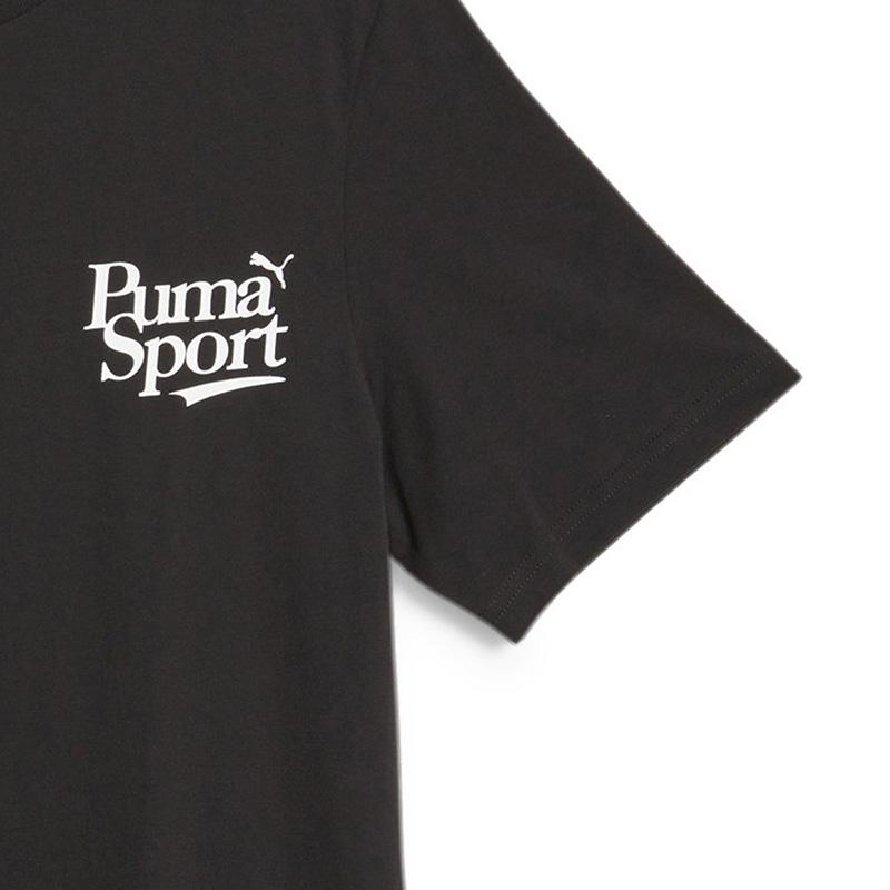 Puma Casual Letter Print Round Neck Breathable Short Sleeve T-Shirt Men Tops 624714-01