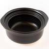 Ginpo Touki Banko-Yaki Chrysanthemum Rice Pot Donabe 3-Go, Double Lid, Direct Fire Safe, Ame Amber Brown Glaze, Japan 2025 Genuine