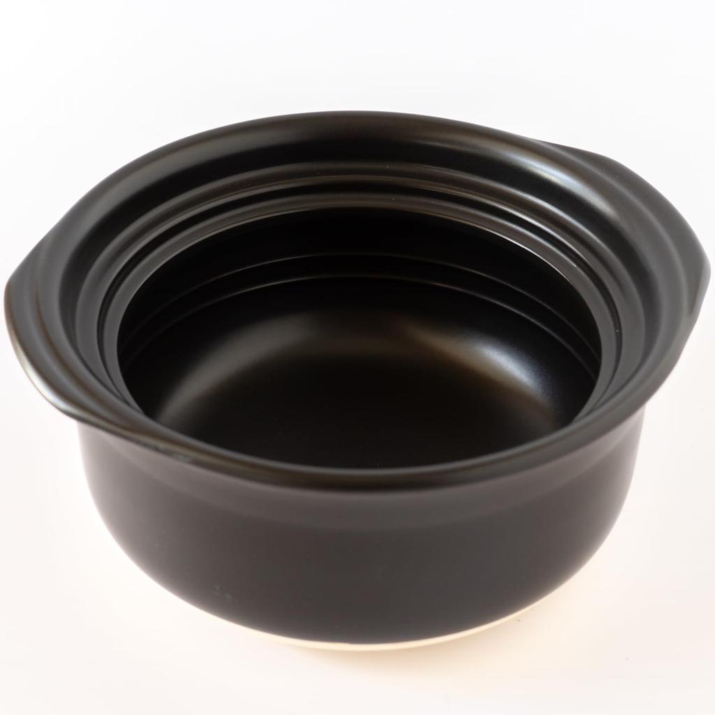 Ginpo Touki Banko-Yaki Chrysanthemum Rice Pot Donabe 3-Go, Double Lid, Direct Fire Safe, Ame Amber Brown Glaze, Japan 2025 Genuine