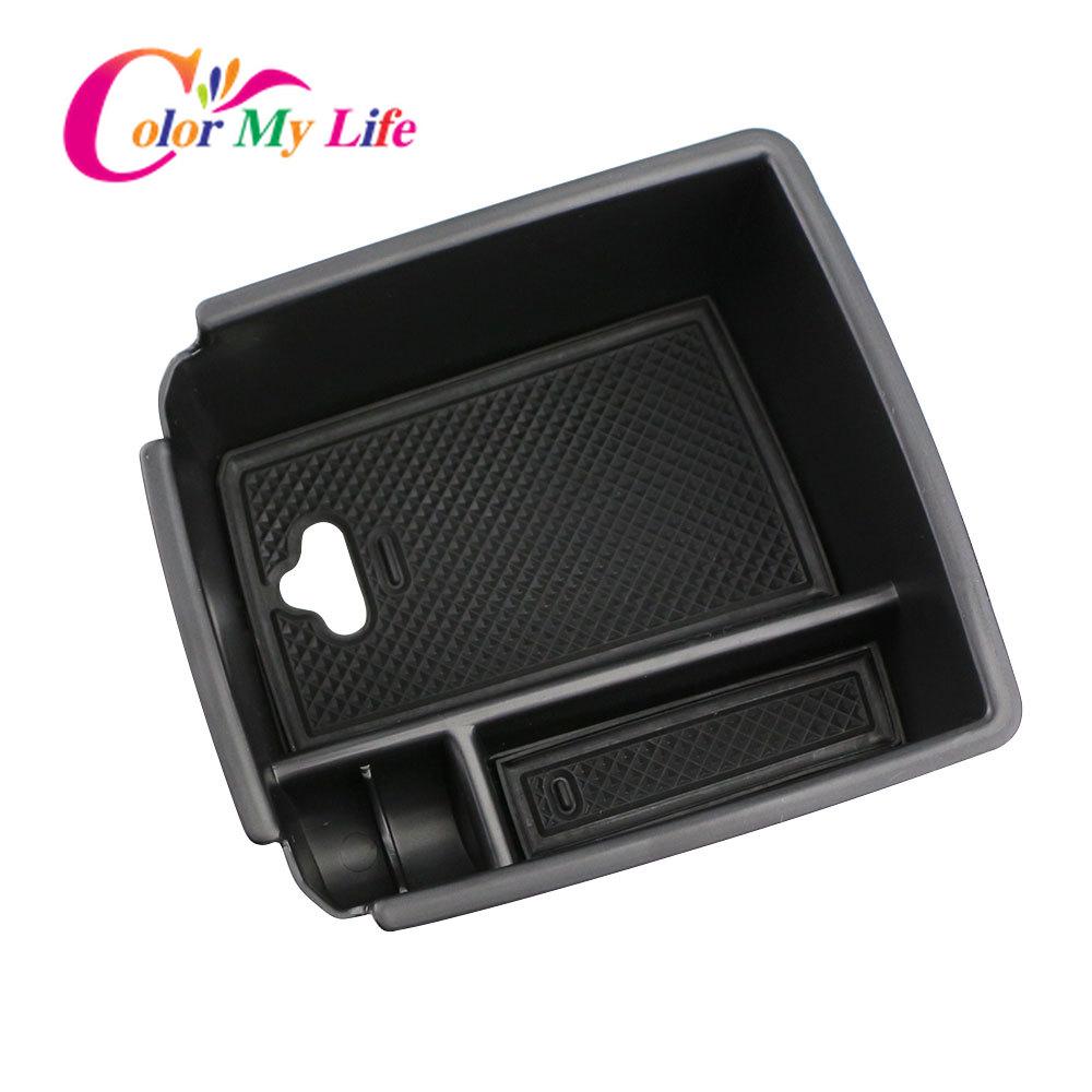 Cutie de depozitare pentru cotiera auto Color My Life pentru Volkswagen VW Tiguan Mk2 2016 - Cutie de depozitare interior consola centrala