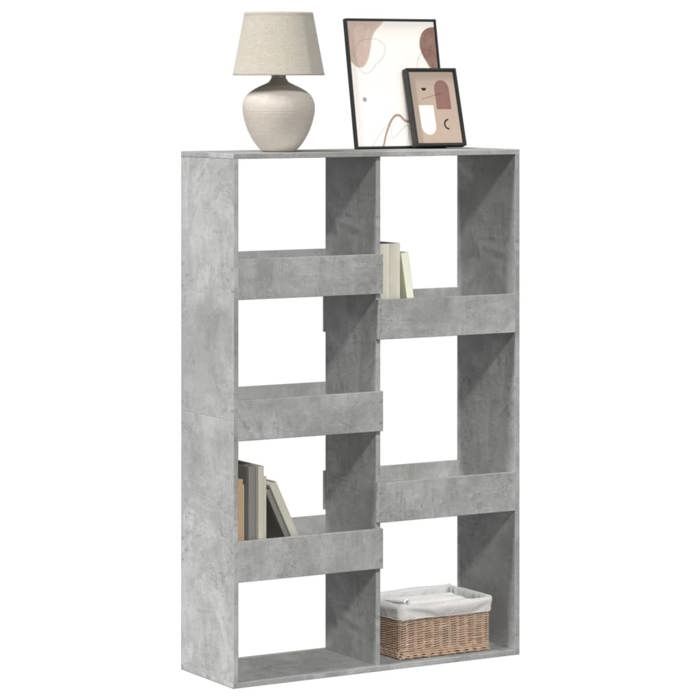 VidaXL Bookcase Concrete Grey 100x33x155.5 Cm Engineered Wood, Bookshelf, Storage Shelf, Cabinet 3309396