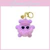 Charming Rabbit Fur Pom Pom Keychain Colorful Plush Cartoon Bag Charm For Stylish Accessories