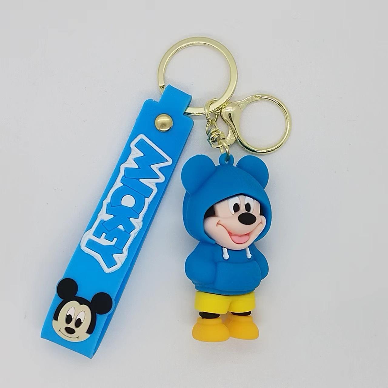 

New Cross-border Creative Cartoon Mickey Series Keychain Bags Car Keychain Accessories Wholesale Personalized Gifts Y2k Fashion