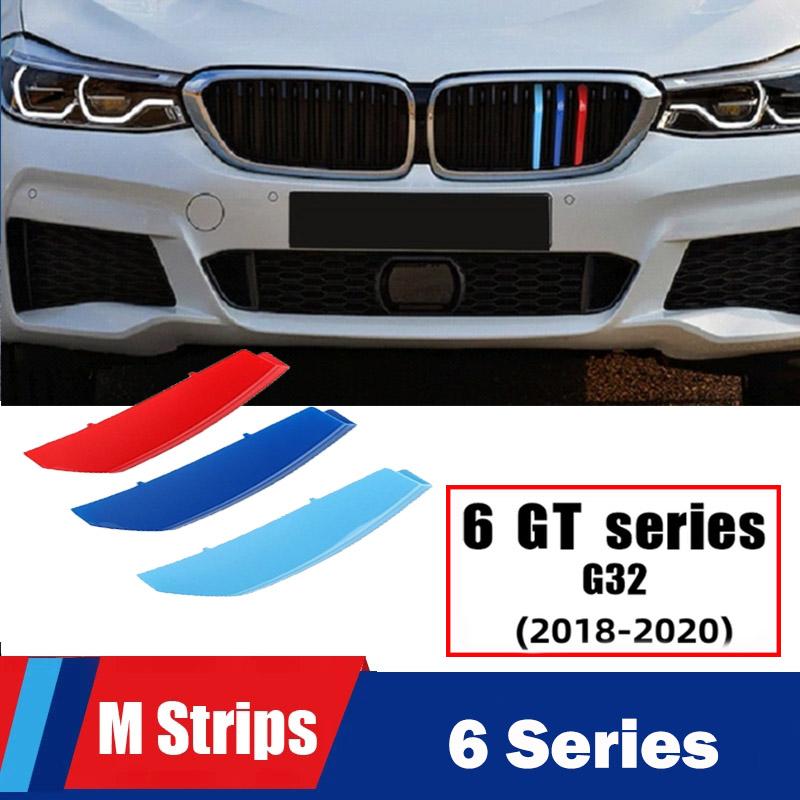 MLKK4 M Power Front Grille Trim Strips For BMW X1 X2 X3 X4 X5 X6 X7 F48 F49 E84 F39 F25 F26 G01 G02 F15 E70 G05 F16 E71 E72 G07 Z4 E89