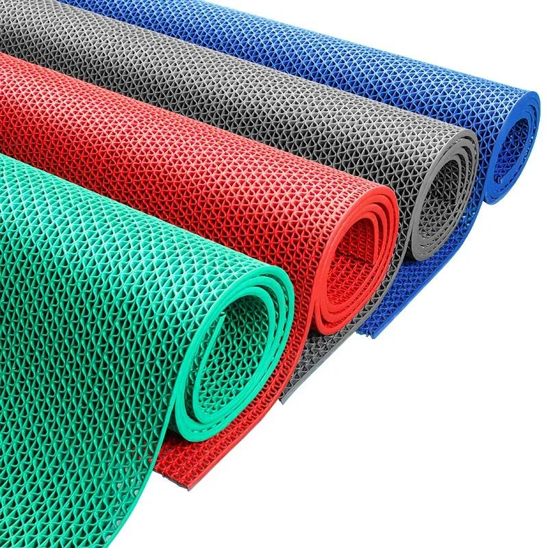 Drainage Rubber Non Slip PVC Mat Commercial Door Mat for Garage Restaurant Kitchen Bathroom Pool Washroom and Deck Areas