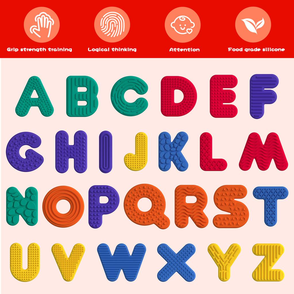 English Alphabet Early Education Puzzle Environmental Stress Relief Stone