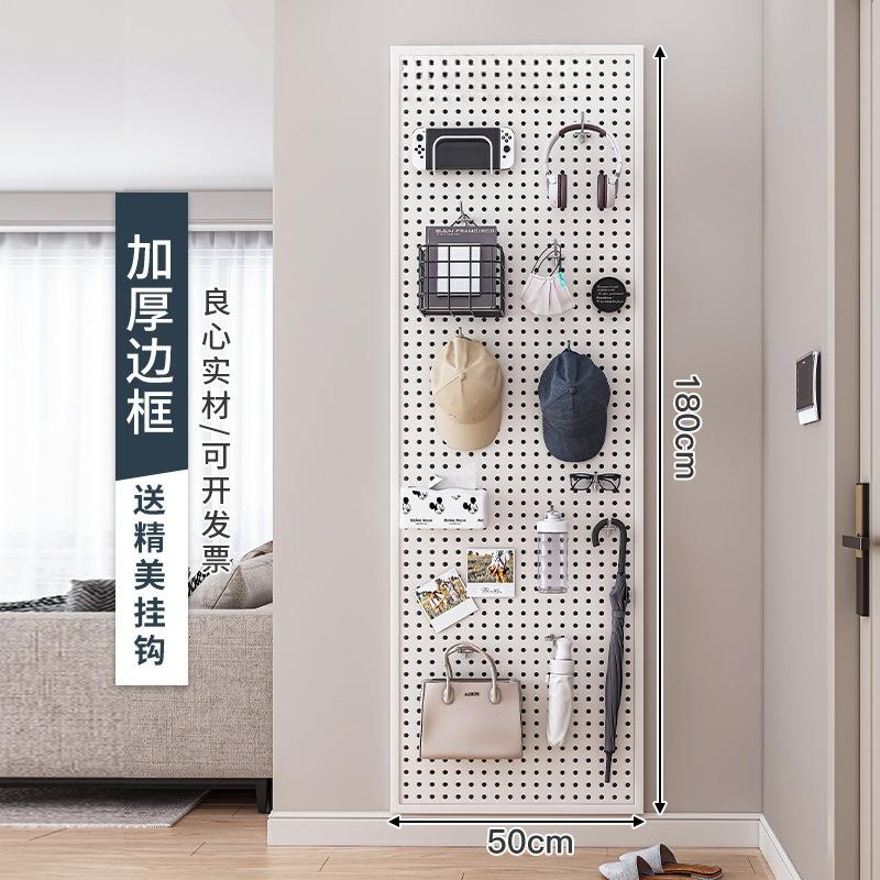 Kitchen Perforated Storage Rack, Wall-mounted Knife Rack, Chopstick Holder, No-drill Space-saving Organizer,Sturdy and Practical