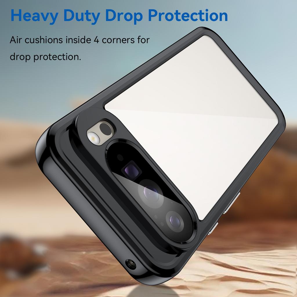 For Google Pixel 10 Pro XL Case TPU+Acrylic Protective Clear Phone Cover