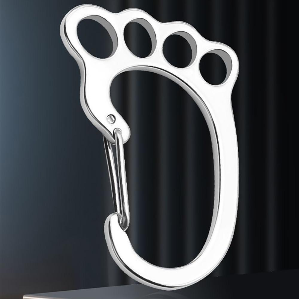 Easy Removal Key Ring Multi-Ring Key Ring With Buckle Cute Kitten Key Holder For Men Women
