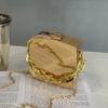 Gold Silver PVC Box Shoulder Bag Design Party Evening Clutch Bag Designer Chain Crossbody Bags Mini Purses and Handbags