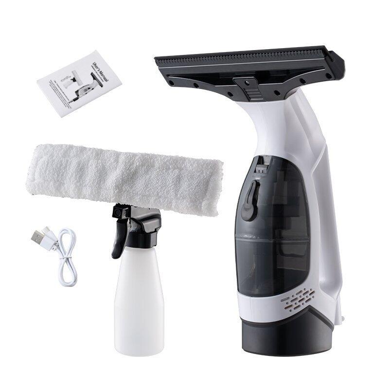 Cordless Small Electric Glass Cleaner Strong Suction Handheld Window Cleaner Indoor & Outdoor Portable Glass Cleaning Tool