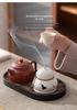 Zen Style Ceramic Gourd Incense Burner for Coil and Agarwood Incense, Home Tea Ceremony Burner