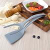 2-in-1 Nylon Spatula Tongs Double-Headed Frying And Baking Tongs Heat-Resistant Kitchen Utensil with Long Handle