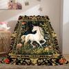 1pc Medieval fairy tale aesthetics unicorn blanket, al season lightweigh Poster blanket home office outdoor nap multifunc Poster blanketional blanket