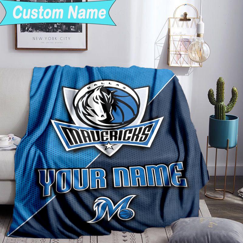 Custom Name Blanket MAVERICKS LOGO Blanket Bedding Blanket for Travel, Camping, Living Rooms, Offices, Sofas, Fan Christmas gift
