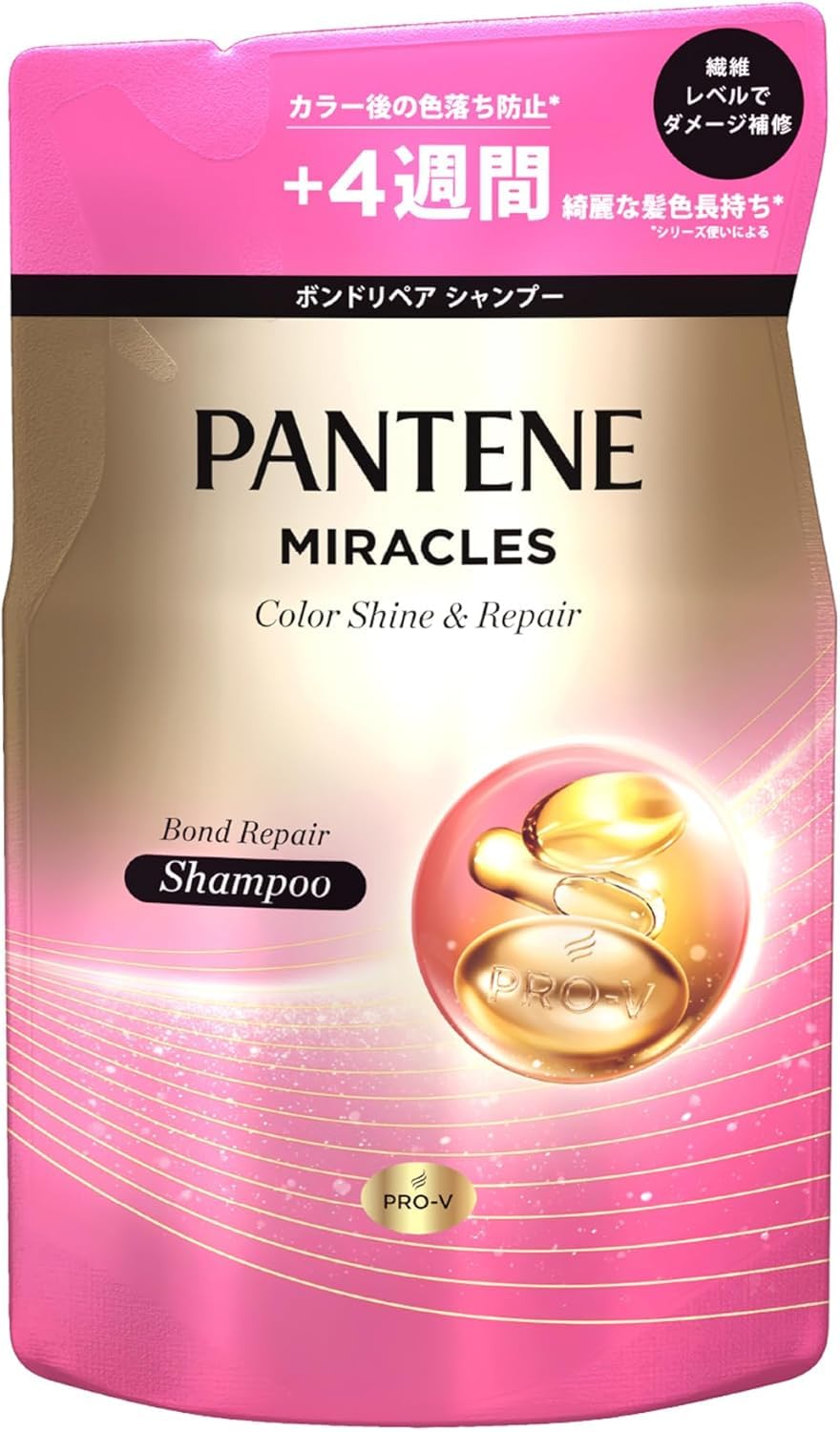 

Pantene Miracles Shampoo Refill 350g Bond Repair Series Color Shine & Repair