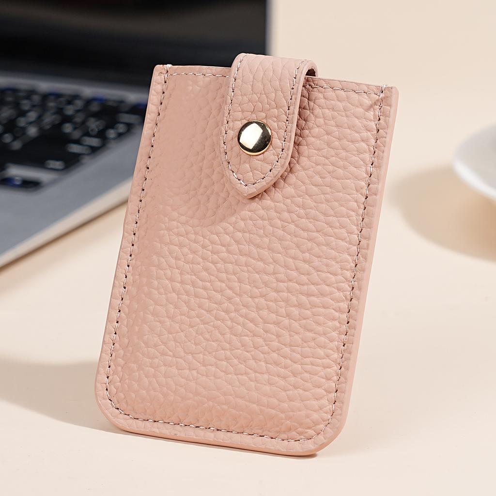 New Cow Leather Men's Card Bag Coin Purse Slim Credit Card Holder Wallet For Men and Women ID Card Pocket
