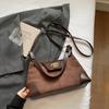 High-value fashion matte armpit bag autumn new trend commuter shoulder bag suede bag women