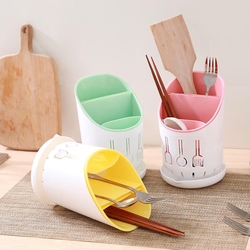 Multifunctional Kitchen Utensil & Cutlery Storage Basket Holder