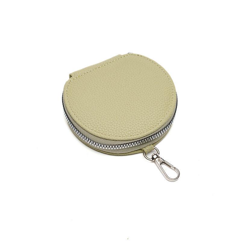 Fashion Mini Purse for Women Classic Round Zipper Purses Key Chain Rings Wallets Bags GZW