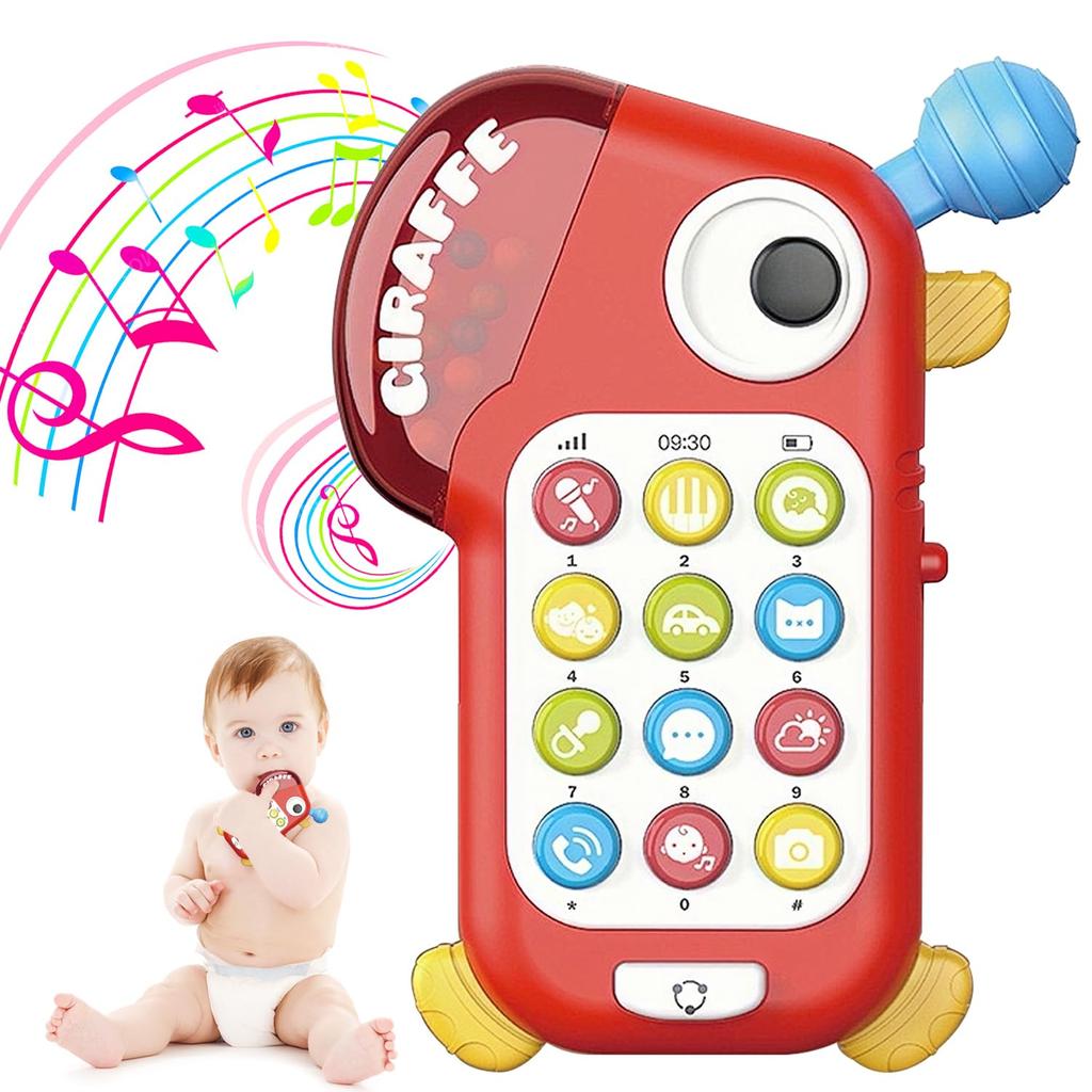 Jucărie pentru bebeluși TENGEE pentru 0 ani 1 an 2 ani Smartphone Jucărie educațională Cadou popular de aniversare pentru băieți Fete 6 luni 9 luni Telefon mobil pentru bebeluși