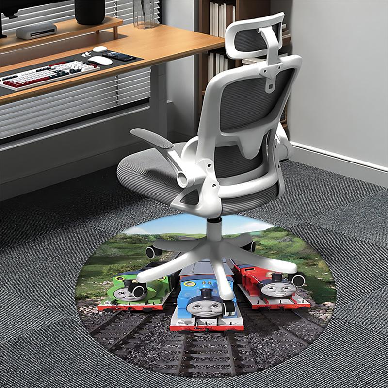 

Thomas,Friends Chair mat Round Rug Office carpet, Non slip, Suitable for Living Rooms, Bedrooms decor.1205201a 80cm by 80cm
