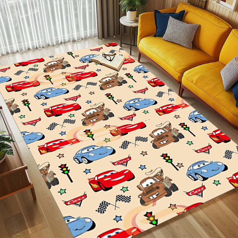 Cars Living Room Nonslip Area Rug Soft Carpet For Bedroom Game Playroom Sofa Office Home Decor Doormat Christmas Gift C922404
